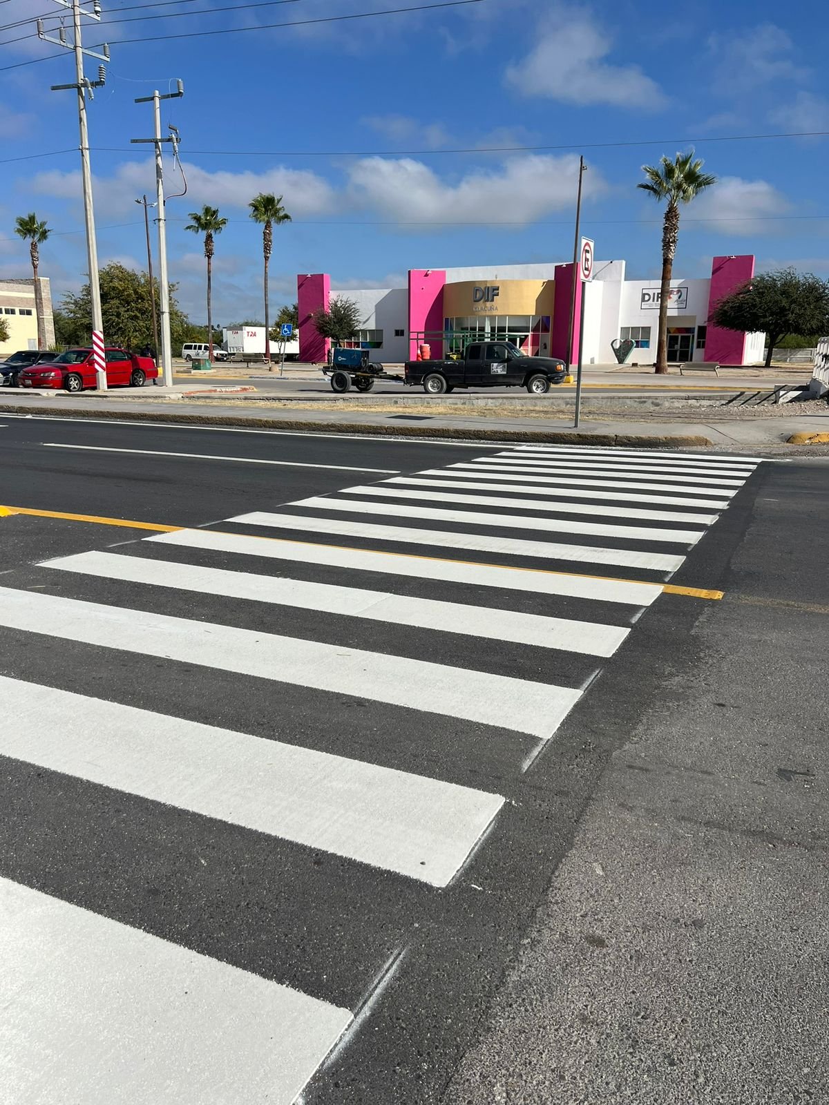 Pintura en paso Peatonal