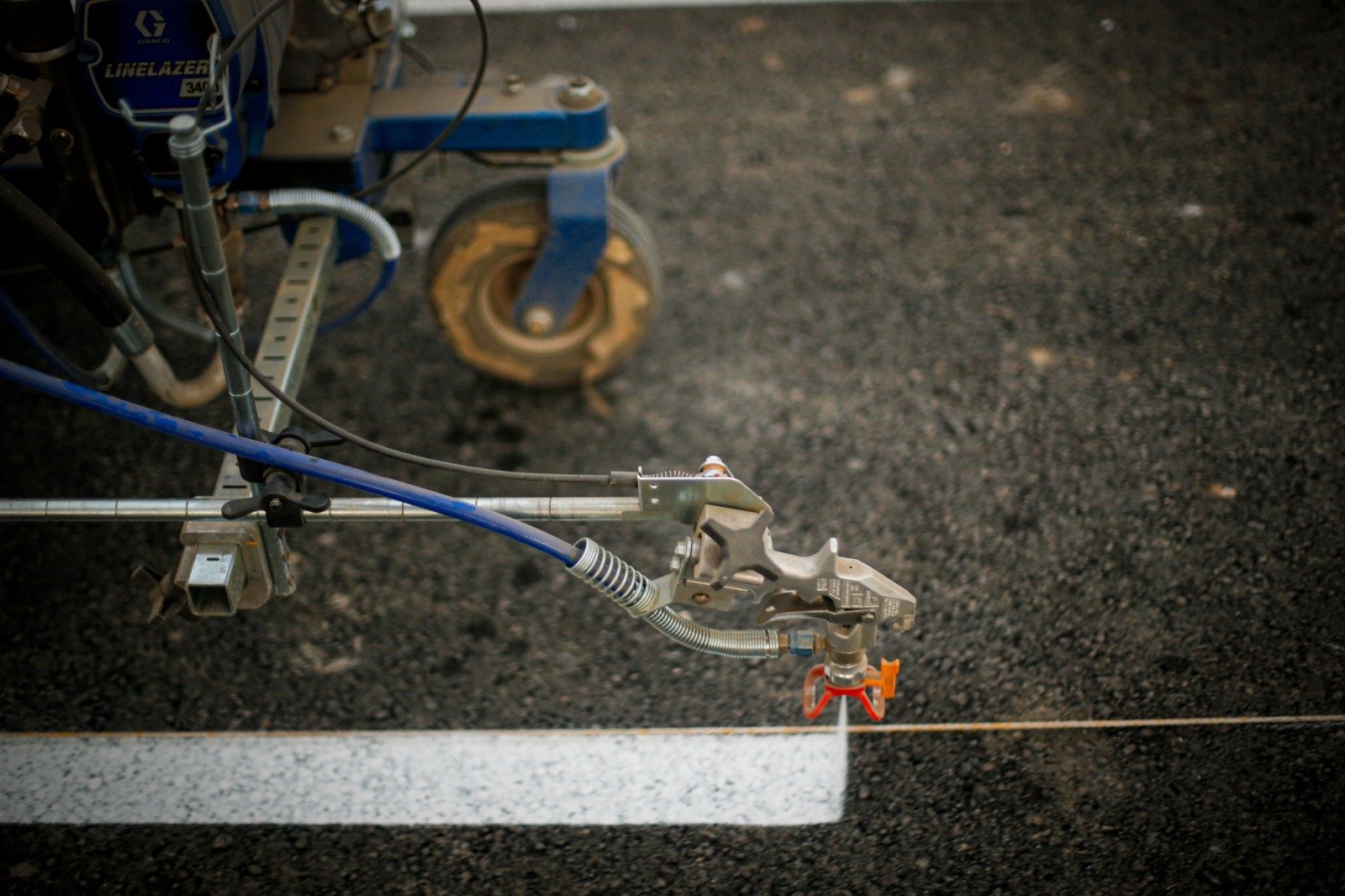 Aplicación de Pintura Tráfico con Pintarrayas